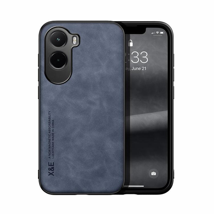 Funda trasera de cuero magnético con tacto de piel para teléfono, For Xiaomi 17 Pro Max, For Xiaomi 17 Pro, For Xiaomi 17, For Xiaomi Poco M7 4G 169mm, For Xiaomi 15T Pro 5G, For Xiaomi 15T 5G