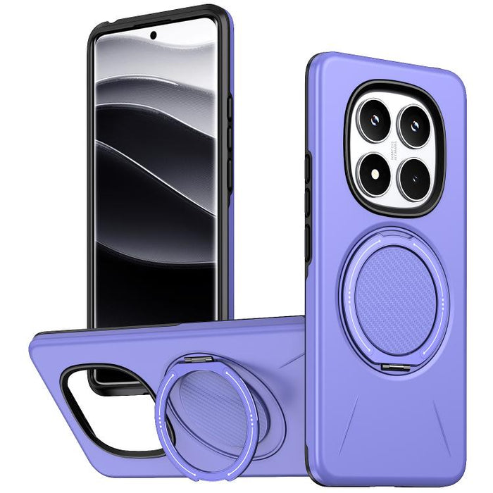 Funda híbrida de TPU y PC con soporte giratorio de metal y MagSafe, For Redmi Turbo 5 Max 5G / Poco X8 Pro Max 5G, For Redmi Turbo 5 5G / Poco X8 Pro 5G, For Redmi Note 15 Pro+ 5G / Poco M8 Pro 5G, For Redmi Note 15 4G / 5G Global 164mm                ...