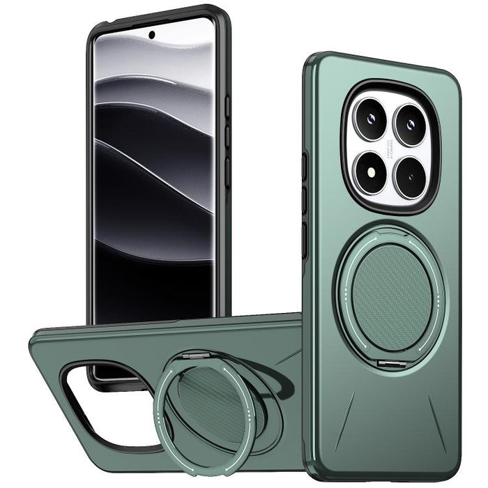 Funda híbrida de TPU y PC con soporte giratorio de metal y MagSafe, For Redmi Turbo 5 Max 5G / Poco X8 Pro Max 5G, For Redmi Turbo 5 5G / Poco X8 Pro 5G, For Redmi Note 15 Pro+ 5G / Poco M8 Pro 5G, For Redmi Note 15 4G / 5G Global 164mm                ...
