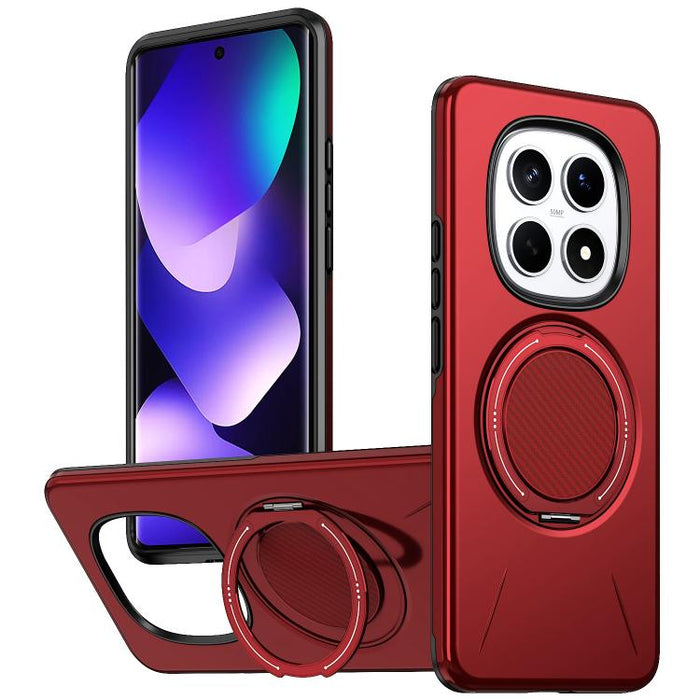 Funda híbrida de TPU y PC con soporte giratorio de metal y MagSafe, For Redmi Turbo 5 Max 5G / Poco X8 Pro Max 5G, For Redmi Turbo 5 5G / Poco X8 Pro 5G, For Redmi Note 15 Pro+ 5G / Poco M8 Pro 5G, For Redmi Note 15 4G / 5G Global 164mm                ...