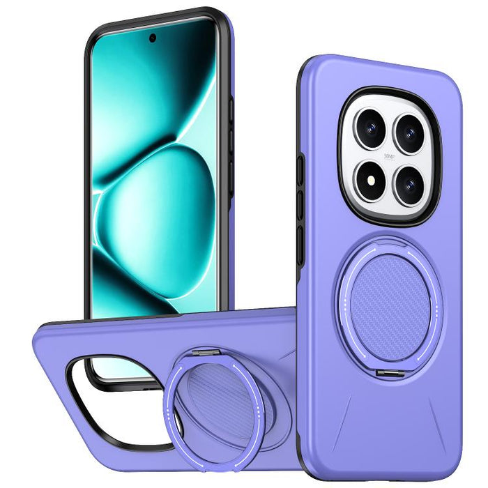 Funda híbrida de TPU y PC con soporte giratorio de metal y MagSafe, For Redmi Turbo 5 Max 5G / Poco X8 Pro Max 5G, For Redmi Turbo 5 5G / Poco X8 Pro 5G, For Redmi Note 15 Pro+ 5G / Poco M8 Pro 5G, For Redmi Note 15 4G / 5G Global 164mm                ...