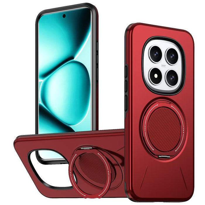 Funda híbrida de TPU y PC con soporte giratorio de metal y MagSafe, For Redmi Turbo 5 Max 5G / Poco X8 Pro Max 5G, For Redmi Turbo 5 5G / Poco X8 Pro 5G, For Redmi Note 15 Pro+ 5G / Poco M8 Pro 5G, For Redmi Note 15 4G / 5G Global 164mm                ...