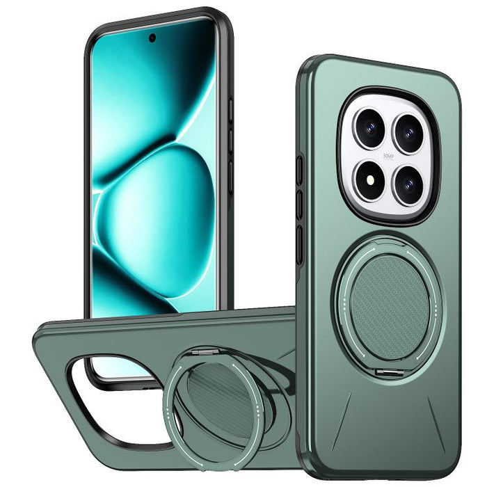 Funda híbrida de TPU y PC con soporte giratorio de metal y MagSafe, For Redmi Turbo 5 Max 5G / Poco X8 Pro Max 5G, For Redmi Turbo 5 5G / Poco X8 Pro 5G, For Redmi Note 15 Pro+ 5G / Poco M8 Pro 5G, For Redmi Note 15 4G / 5G Global 164mm                ...