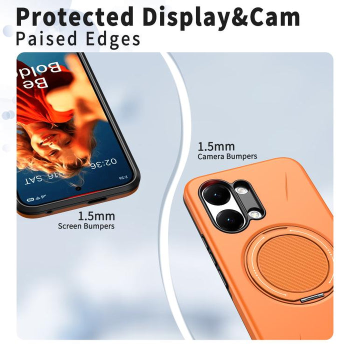 Funda híbrida de TPU y PC con soporte giratorio de metal y MagSafe, For Redmi Turbo 5 Max 5G / Poco X8 Pro Max 5G, For Redmi Turbo 5 5G / Poco X8 Pro 5G, For Redmi Note 15 Pro+ 5G / Poco M8 Pro 5G, For Redmi Note 15 4G / 5G Global 164mm                ...