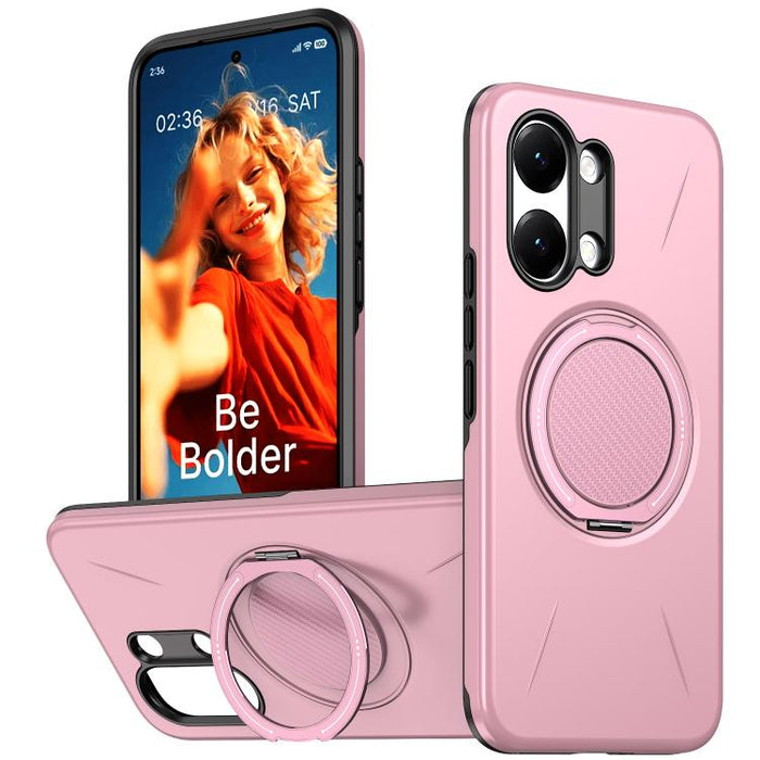 Funda híbrida de TPU y PC con soporte giratorio de metal y MagSafe, For Redmi Turbo 5 Max 5G / Poco X8 Pro Max 5G, For Redmi Turbo 5 5G / Poco X8 Pro 5G, For Redmi Note 15 Pro+ 5G / Poco M8 Pro 5G, For Redmi Note 15 4G / 5G Global 164mm                ...
