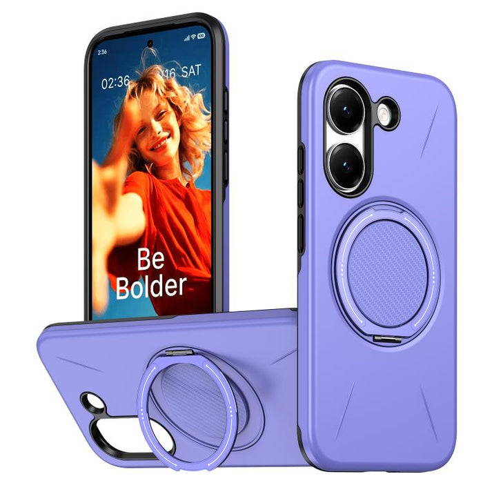 Funda híbrida de TPU y PC con soporte giratorio de metal y MagSafe, For Redmi Turbo 5 Max 5G / Poco X8 Pro Max 5G, For Redmi Turbo 5 5G / Poco X8 Pro 5G, For Redmi Note 15 Pro+ 5G / Poco M8 Pro 5G, For Redmi Note 15 4G / 5G Global 164mm                ...
