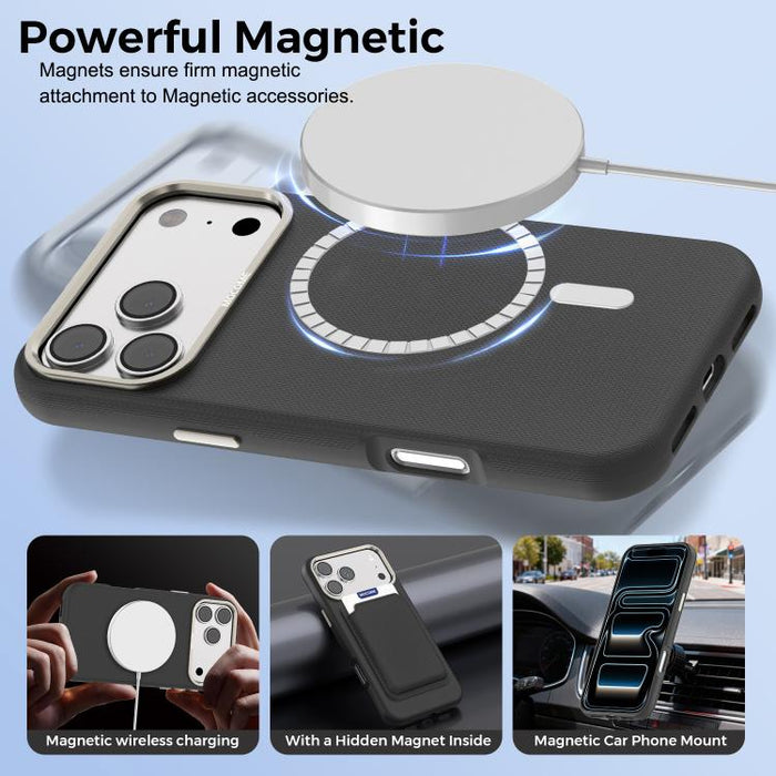 Funda magnética a prueba de golpes para teléfono Mocome Plain, For iPhone 17 Pro Max, For iPhone 17 Pro