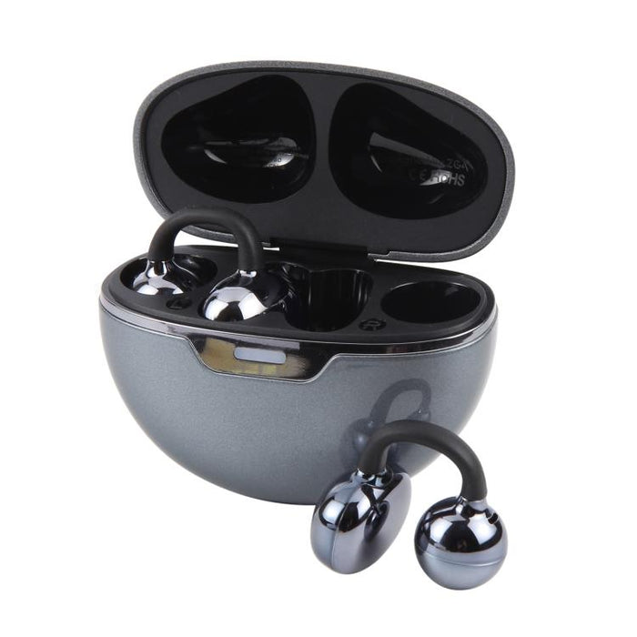 Auriculares inalámbricos Bluetooth ZGA GS28 con clip para la oreja e indicador luminoso., GS28
