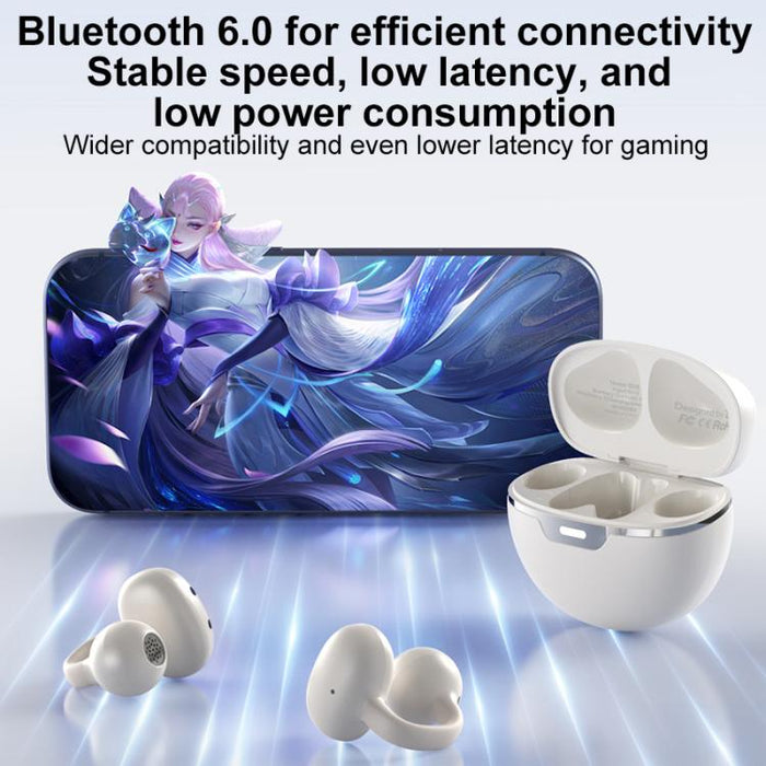 Auriculares inalámbricos Bluetooth ZGA GS28 con clip para la oreja e indicador luminoso., GS28