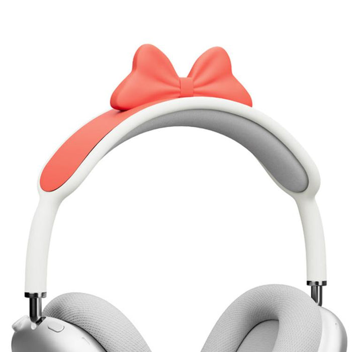 Funda decorativa de silicona para diadema con lazo, For AirPods Max