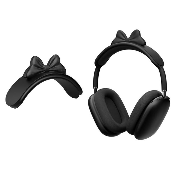 Funda decorativa de silicona para diadema con lazo, For AirPods Max