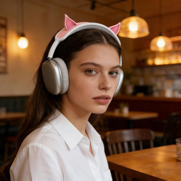 Diadema decorativa de silicona con orejas de elfo, For AirPods Max