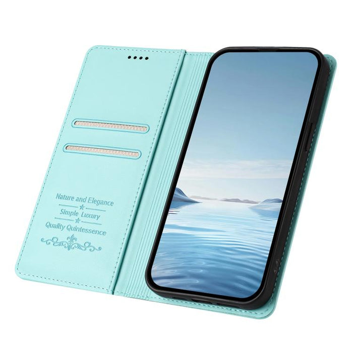 Funda para teléfono de piel vegana con protección RFID y diamantes de imitación de la bailarina de ballet, For iPhone 17e / 16e, For iPhone 17 Pro Max, For iPhone 17 Pro, For iPhone 17, For iPhone Air, For iPhone 16 Pro Max, For iPhone 16 Pro          ...
