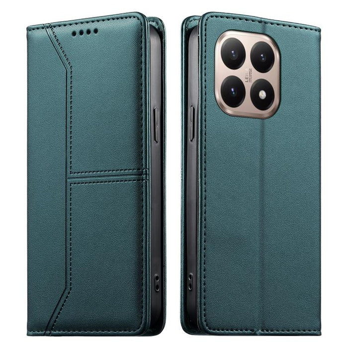 Funda para teléfono de cuero vegano magnética RFID con costuras, For Xiaomi 17 Max 5G, For Xiaomi 17T Pro 5G, For Xiaomi 17T 5G, For Xiaomi Poco X8 Pro 5G / Redmi Turbo 5 5G, For Xiaomi 17 Ultra, For Xiaomi 17 Pro Max, For Xiaomi 17 Pro, For Xiaomi 17 ...