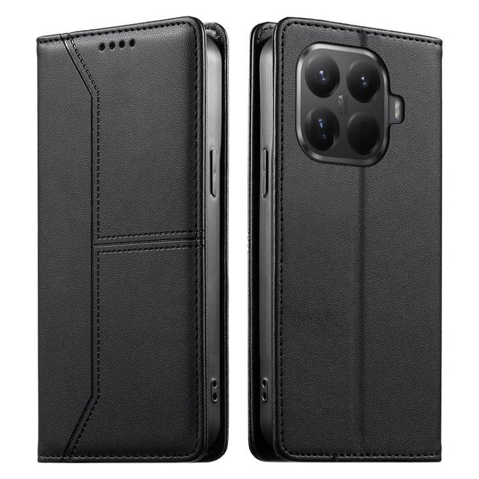 Funda para teléfono de cuero vegano magnética RFID con costuras, For Xiaomi 17 Max 5G, For Xiaomi 17T Pro 5G, For Xiaomi 17T 5G, For Xiaomi Poco X8 Pro 5G / Redmi Turbo 5 5G, For Xiaomi 17 Ultra, For Xiaomi 17 Pro Max, For Xiaomi 17 Pro, For Xiaomi 17 ...