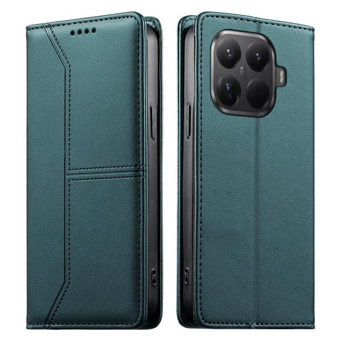 Funda para teléfono de cuero vegano magnética RFID con costuras, For Xiaomi 17 Max 5G, For Xiaomi 17T Pro 5G, For Xiaomi 17T 5G, For Xiaomi Poco X8 Pro 5G / Redmi Turbo 5 5G, For Xiaomi 17 Ultra, For Xiaomi 17 Pro Max, For Xiaomi 17 Pro, For Xiaomi 17 ...