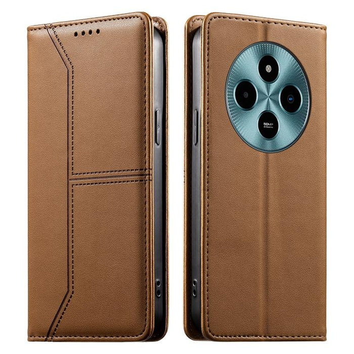 Funda para teléfono de cuero vegano magnética RFID con costuras, For Xiaomi 17 Max 5G, For Xiaomi 17T Pro 5G, For Xiaomi 17T 5G, For Xiaomi Poco X8 Pro 5G / Redmi Turbo 5 5G, For Xiaomi 17 Ultra, For Xiaomi 17 Pro Max, For Xiaomi 17 Pro, For Xiaomi 17 ...