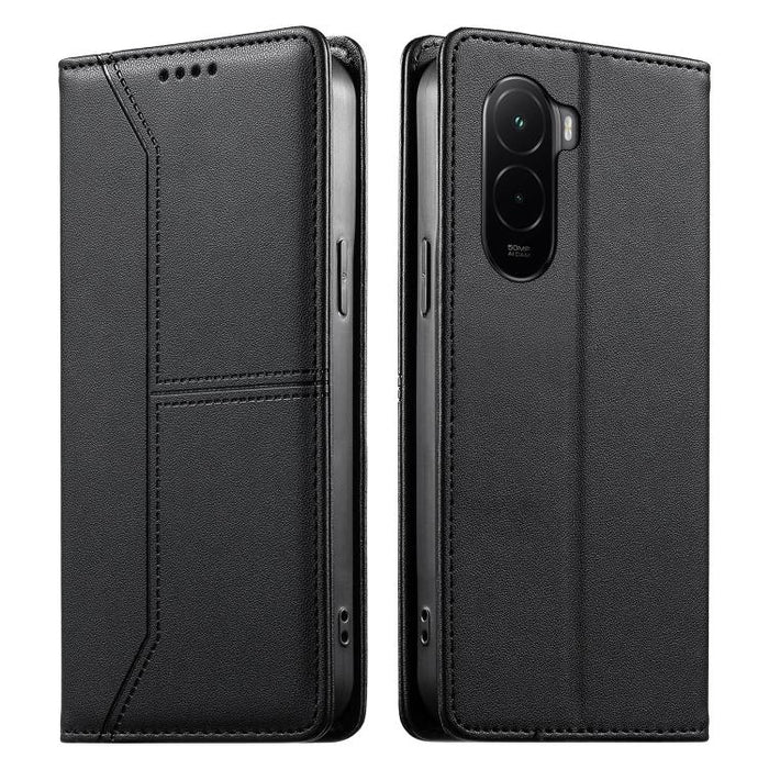 Funda para teléfono de cuero vegano magnética RFID con costuras, For Xiaomi 17 Max 5G, For Xiaomi 17T Pro 5G, For Xiaomi 17T 5G, For Xiaomi Poco X8 Pro 5G / Redmi Turbo 5 5G, For Xiaomi 17 Ultra, For Xiaomi 17 Pro Max, For Xiaomi 17 Pro, For Xiaomi 17 ...