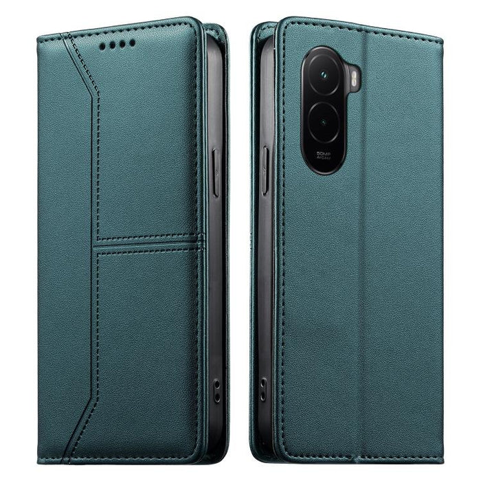Funda para teléfono de cuero vegano magnética RFID con costuras, For Xiaomi 17 Max 5G, For Xiaomi 17T Pro 5G, For Xiaomi 17T 5G, For Xiaomi Poco X8 Pro 5G / Redmi Turbo 5 5G, For Xiaomi 17 Ultra, For Xiaomi 17 Pro Max, For Xiaomi 17 Pro, For Xiaomi 17 ...