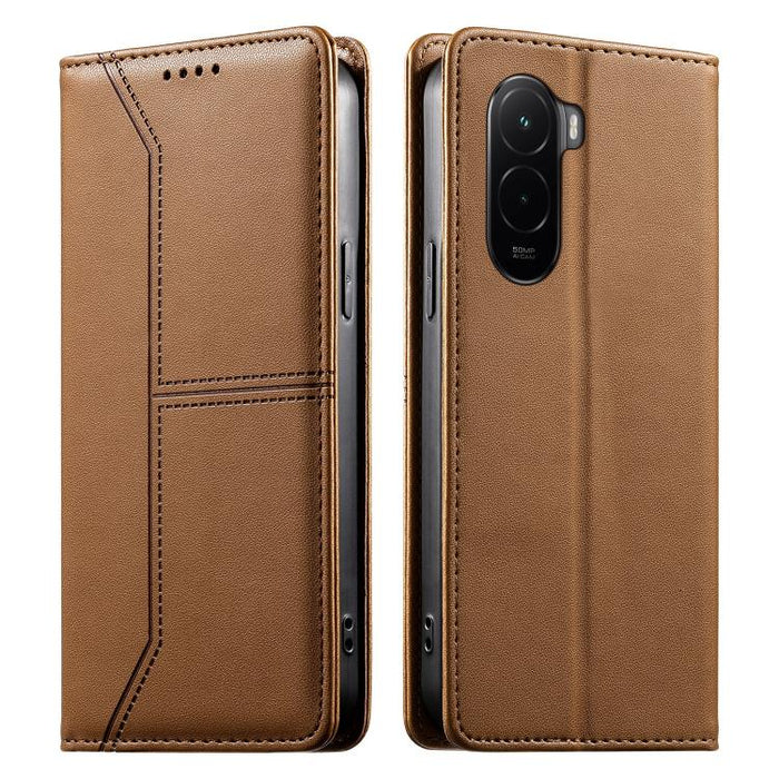 Funda para teléfono de cuero vegano magnética RFID con costuras, For Xiaomi 17 Max 5G, For Xiaomi 17T Pro 5G, For Xiaomi 17T 5G, For Xiaomi Poco X8 Pro 5G / Redmi Turbo 5 5G, For Xiaomi 17 Ultra, For Xiaomi 17 Pro Max, For Xiaomi 17 Pro, For Xiaomi 17 ...