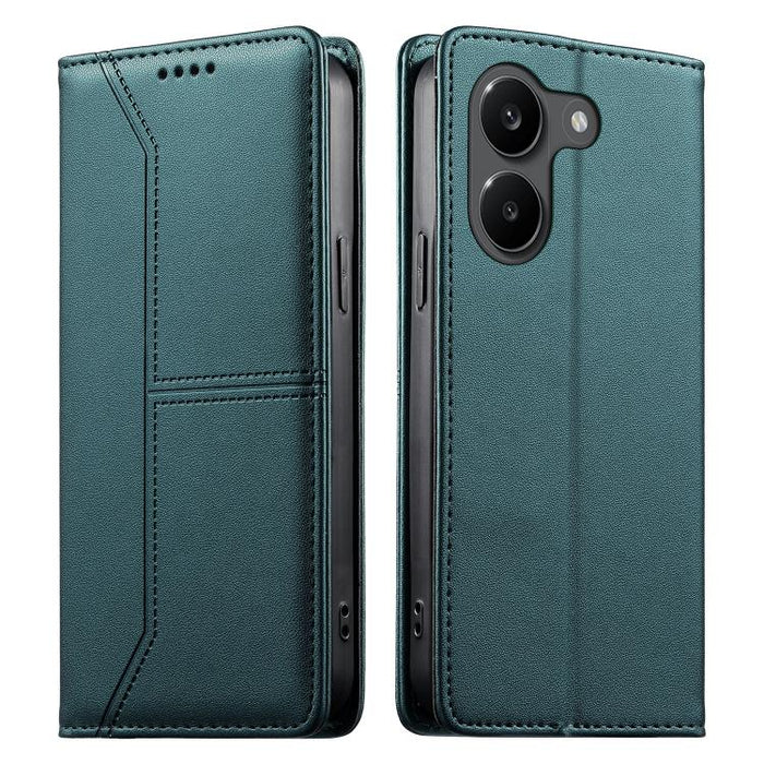 Funda para teléfono de cuero vegano magnética RFID con costuras, For Xiaomi 17 Max 5G, For Xiaomi 17T Pro 5G, For Xiaomi 17T 5G, For Xiaomi Poco X8 Pro 5G / Redmi Turbo 5 5G, For Xiaomi 17 Ultra, For Xiaomi 17 Pro Max, For Xiaomi 17 Pro, For Xiaomi 17 ...