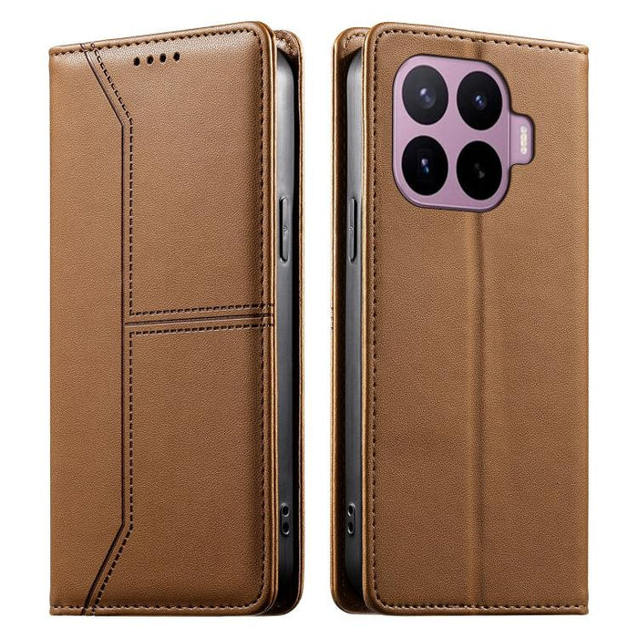 Funda para teléfono de cuero vegano magnética RFID con costuras, For Xiaomi 17 Max 5G, For Xiaomi 17T Pro 5G, For Xiaomi 17T 5G, For Xiaomi Poco X8 Pro 5G / Redmi Turbo 5 5G, For Xiaomi 17 Ultra, For Xiaomi 17 Pro Max, For Xiaomi 17 Pro, For Xiaomi 17 ...