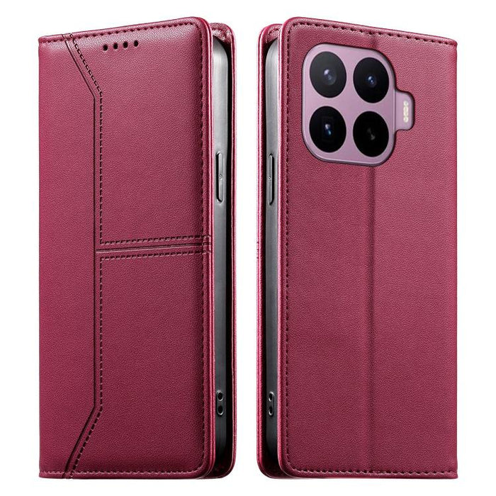 Funda para teléfono de cuero vegano magnética RFID con costuras, For Xiaomi 17 Max 5G, For Xiaomi 17T Pro 5G, For Xiaomi 17T 5G, For Xiaomi Poco X8 Pro 5G / Redmi Turbo 5 5G, For Xiaomi 17 Ultra, For Xiaomi 17 Pro Max, For Xiaomi 17 Pro, For Xiaomi 17 ...