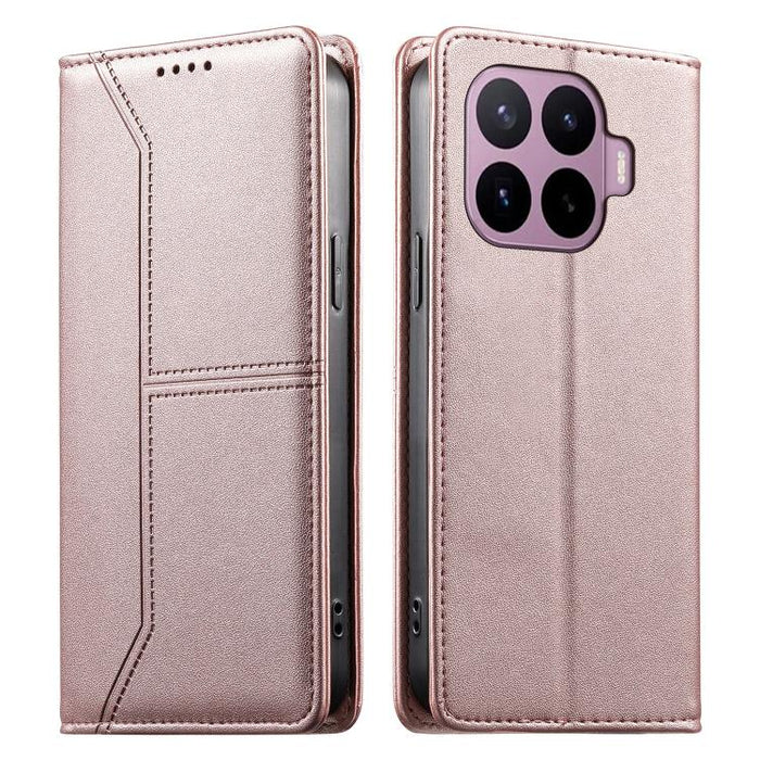 Funda para teléfono de cuero vegano magnética RFID con costuras, For Xiaomi 17 Max 5G, For Xiaomi 17T Pro 5G, For Xiaomi 17T 5G, For Xiaomi Poco X8 Pro 5G / Redmi Turbo 5 5G, For Xiaomi 17 Ultra, For Xiaomi 17 Pro Max, For Xiaomi 17 Pro, For Xiaomi 17 ...