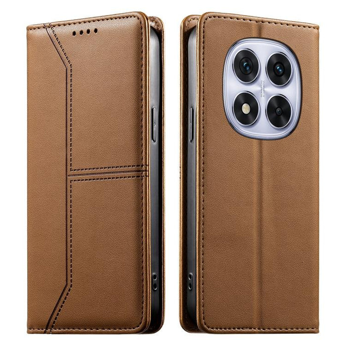 Funda para teléfono de cuero vegano magnética RFID con costuras, For Redmi A7 Pro 4G / 5G 171mm / Poco C85x 5G, For Redmi 15a 5G, For Redmi Turbo 5 Max 5G / Poco X8 Pro Max 5G, For Redmi Note 15 Pro+ 5G Global 163.3mm                                   ...