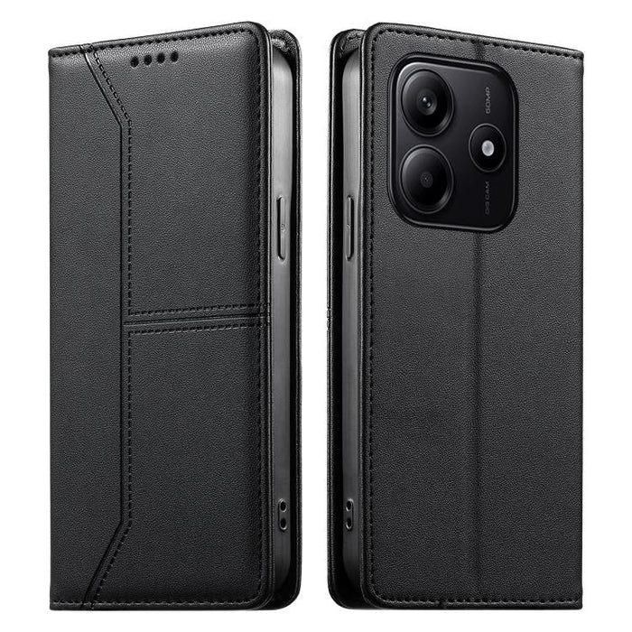 Funda para teléfono de cuero vegano magnética RFID con costuras, For Redmi A7 Pro 4G / 5G 171mm / Poco C85x 5G, For Redmi 15a 5G, For Redmi Turbo 5 Max 5G / Poco X8 Pro Max 5G, For Redmi Note 15 Pro+ 5G Global 163.3mm                                   ...