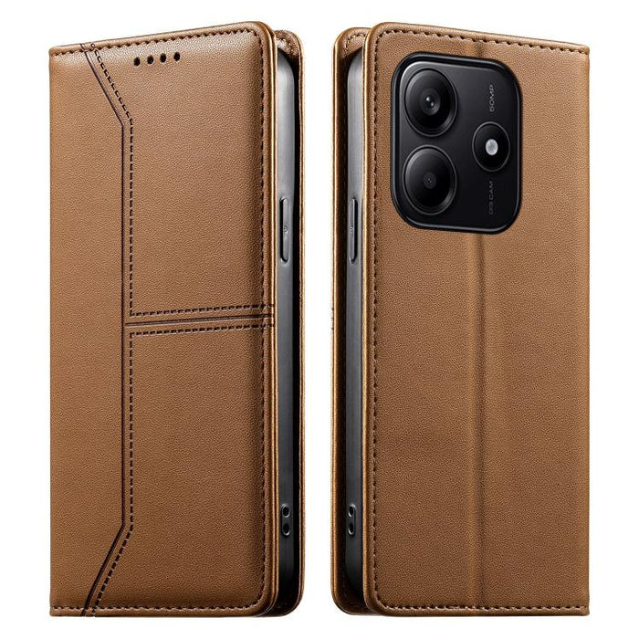 Funda para teléfono de cuero vegano magnética RFID con costuras, For Redmi A7 Pro 4G / 5G 171mm / Poco C85x 5G, For Redmi 15a 5G, For Redmi Turbo 5 Max 5G / Poco X8 Pro Max 5G, For Redmi Note 15 Pro+ 5G Global 163.3mm                                   ...