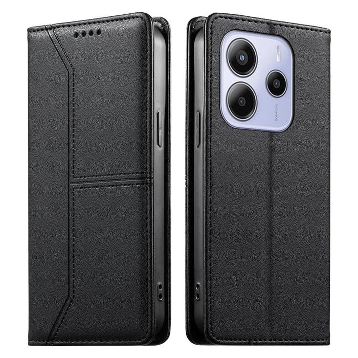 Funda para teléfono de cuero vegano magnética RFID con costuras, For Redmi A7 Pro 4G / 5G 171mm / Poco C85x 5G, For Redmi 15a 5G, For Redmi Turbo 5 Max 5G / Poco X8 Pro Max 5G, For Redmi Note 15 Pro+ 5G Global 163.3mm                                   ...