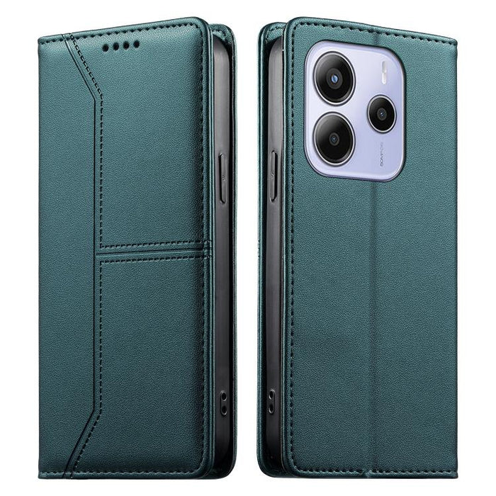 Funda para teléfono de cuero vegano magnética RFID con costuras, For Redmi A7 Pro 4G / 5G 171mm / Poco C85x 5G, For Redmi 15a 5G, For Redmi Turbo 5 Max 5G / Poco X8 Pro Max 5G, For Redmi Note 15 Pro+ 5G Global 163.3mm                                   ...