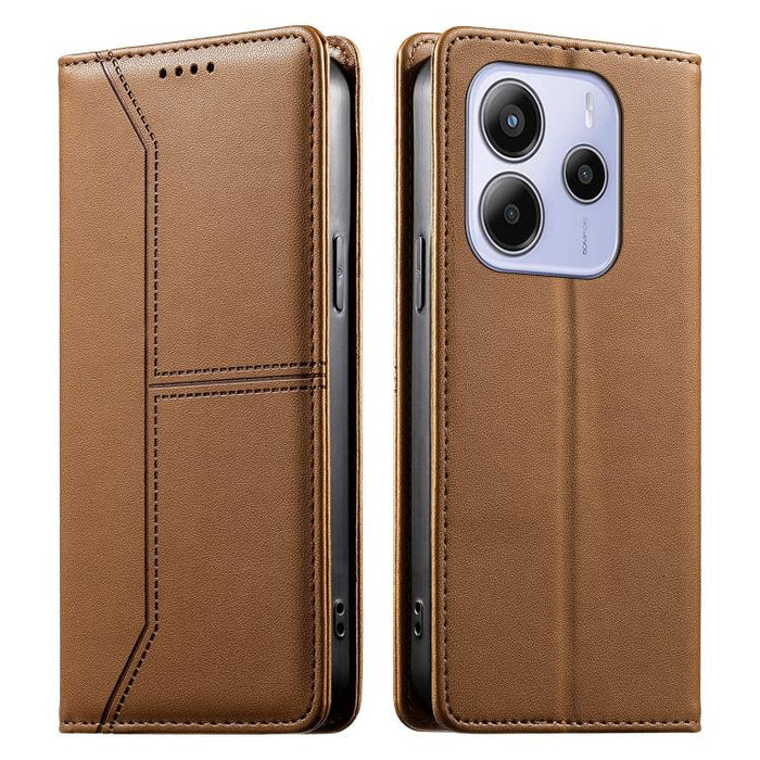Funda para teléfono de cuero vegano magnética RFID con costuras, For Redmi A7 Pro 4G / 5G 171mm / Poco C85x 5G, For Redmi 15a 5G, For Redmi Turbo 5 Max 5G / Poco X8 Pro Max 5G, For Redmi Note 15 Pro+ 5G Global 163.3mm                                   ...