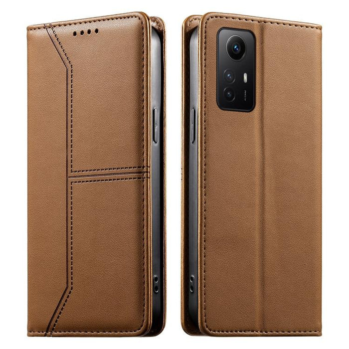 Funda para teléfono de cuero vegano magnética RFID con costuras, For Redmi 13 4G / 5G / Note 13R, For Redmi A3 / A3x / Poco C61, For Redmi K70 / K70 Pro / Poco F6 Pro, For Redmi Note 13 Pro 4G / Poco M6 Pro 4G, For Redmi 13C 4G / 5G / Poco C65         ...