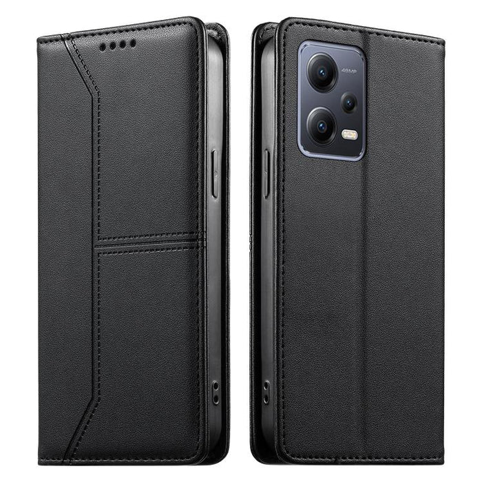 Funda para teléfono de cuero vegano magnética RFID con costuras, For Redmi 13 4G / 5G / Note 13R, For Redmi A3 / A3x / Poco C61, For Redmi K70 / K70 Pro / Poco F6 Pro, For Redmi Note 13 Pro 4G / Poco M6 Pro 4G, For Redmi 13C 4G / 5G / Poco C65         ...