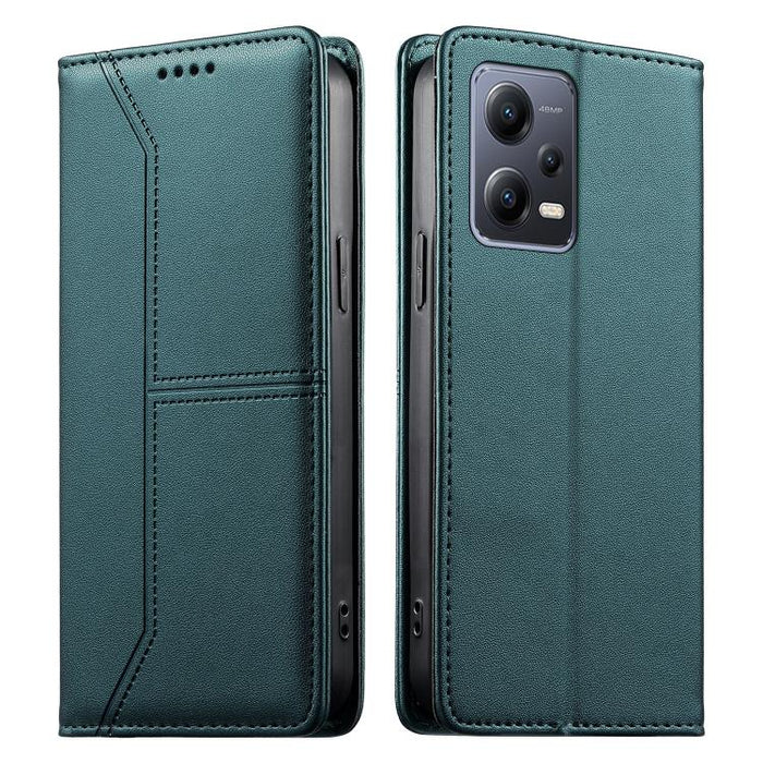 Funda para teléfono de cuero vegano magnética RFID con costuras, For Redmi 13 4G / 5G / Note 13R, For Redmi A3 / A3x / Poco C61, For Redmi K70 / K70 Pro / Poco F6 Pro, For Redmi Note 13 Pro 4G / Poco M6 Pro 4G, For Redmi 13C 4G / 5G / Poco C65         ...