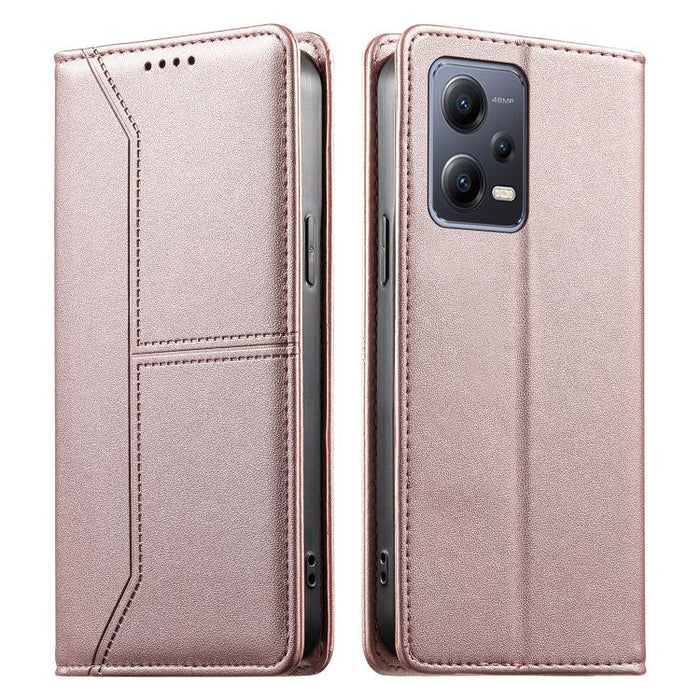 Funda para teléfono de cuero vegano magnética RFID con costuras, For Redmi 13 4G / 5G / Note 13R, For Redmi A3 / A3x / Poco C61, For Redmi K70 / K70 Pro / Poco F6 Pro, For Redmi Note 13 Pro 4G / Poco M6 Pro 4G, For Redmi 13C 4G / 5G / Poco C65         ...