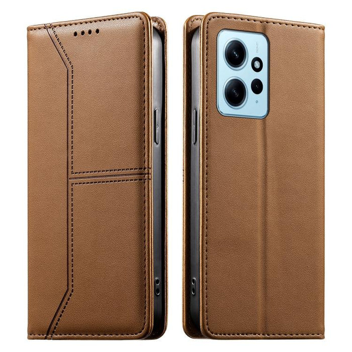 Funda para teléfono de cuero vegano magnética RFID con costuras, For Redmi 13 4G / 5G / Note 13R, For Redmi A3 / A3x / Poco C61, For Redmi K70 / K70 Pro / Poco F6 Pro, For Redmi Note 13 Pro 4G / Poco M6 Pro 4G, For Redmi 13C 4G / 5G / Poco C65         ...