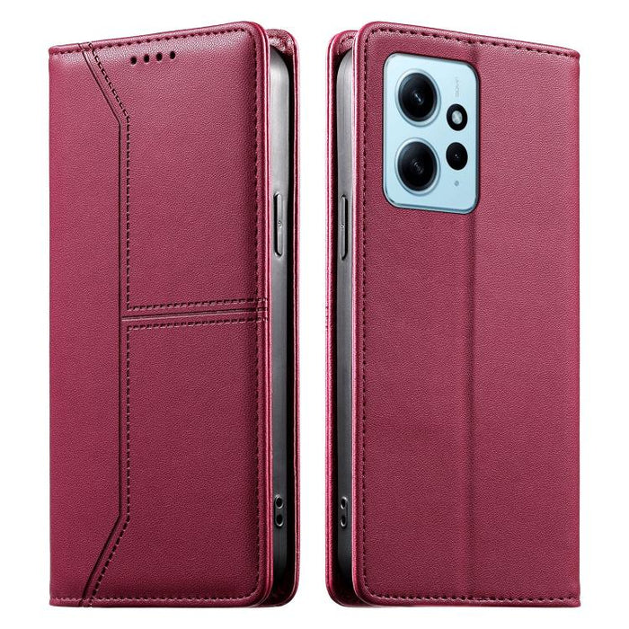 Funda para teléfono de cuero vegano magnética RFID con costuras, For Redmi 13 4G / 5G / Note 13R, For Redmi A3 / A3x / Poco C61, For Redmi K70 / K70 Pro / Poco F6 Pro, For Redmi Note 13 Pro 4G / Poco M6 Pro 4G, For Redmi 13C 4G / 5G / Poco C65         ...