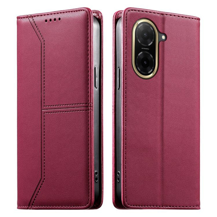 Funda para teléfono de cuero vegano magnética RFID con costuras, For Redmi A7 Pro 4G / 5G 171mm / Poco C85x 5G, For Redmi 15a 5G, For Redmi Turbo 5 Max 5G / Poco X8 Pro Max 5G, For Redmi Note 15 Pro+ 5G Global 163.3mm                                   ...