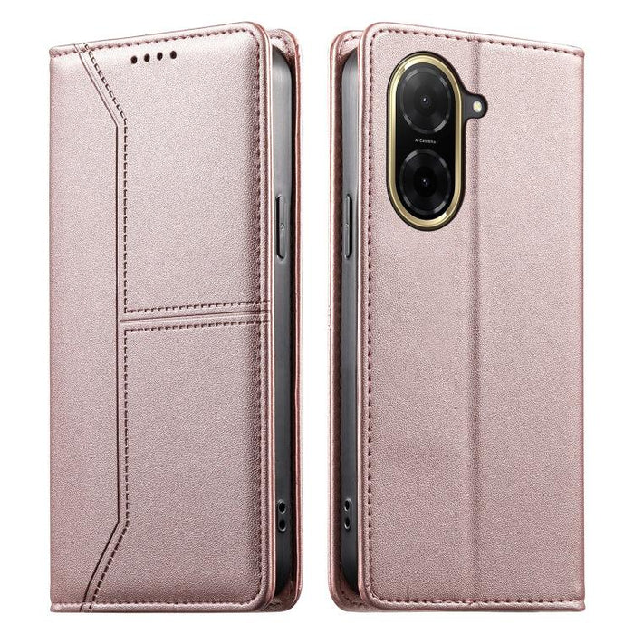Funda para teléfono de cuero vegano magnética RFID con costuras, For Redmi A7 Pro 4G / 5G 171mm / Poco C85x 5G, For Redmi 15a 5G, For Redmi Turbo 5 Max 5G / Poco X8 Pro Max 5G, For Redmi Note 15 Pro+ 5G Global 163.3mm                                   ...