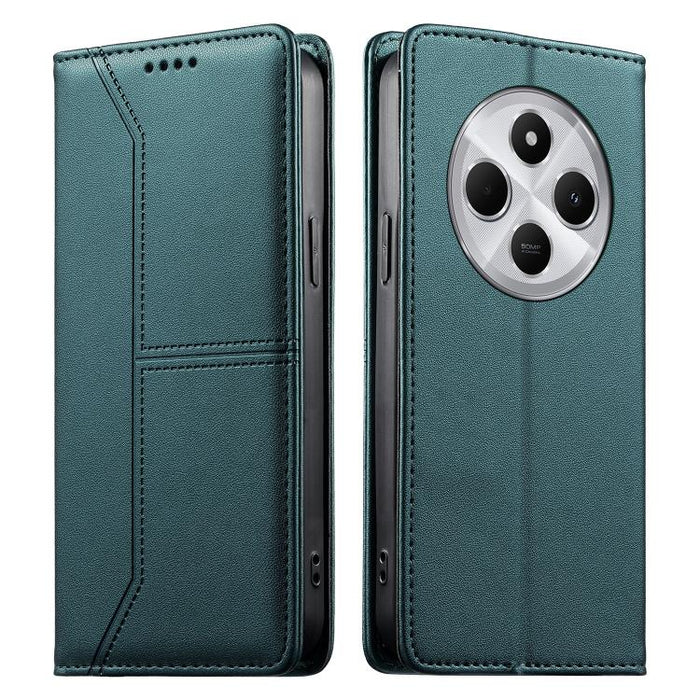 Funda para teléfono de cuero vegano magnética RFID con costuras, For Redmi A7 Pro 4G / 5G 171mm / Poco C85x 5G, For Redmi 15a 5G, For Redmi Turbo 5 Max 5G / Poco X8 Pro Max 5G, For Redmi Note 15 Pro+ 5G Global 163.3mm                                   ...