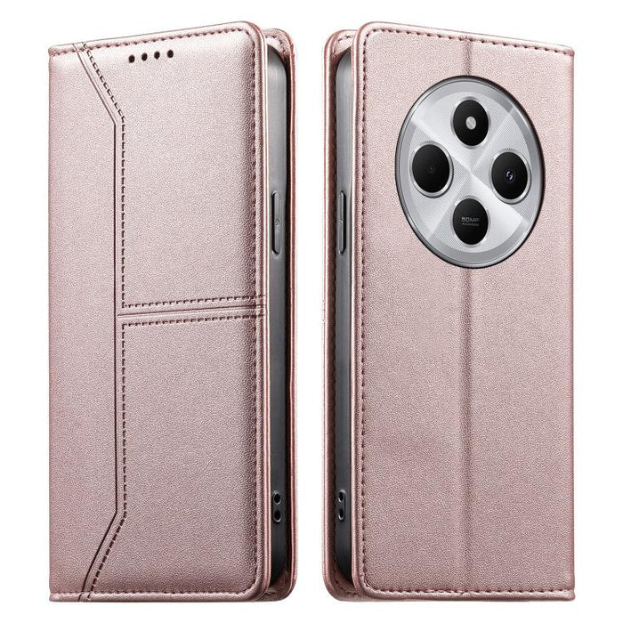 Funda para teléfono de cuero vegano magnética RFID con costuras, For Redmi A7 Pro 4G / 5G 171mm / Poco C85x 5G, For Redmi 15a 5G, For Redmi Turbo 5 Max 5G / Poco X8 Pro Max 5G, For Redmi Note 15 Pro+ 5G Global 163.3mm                                   ...