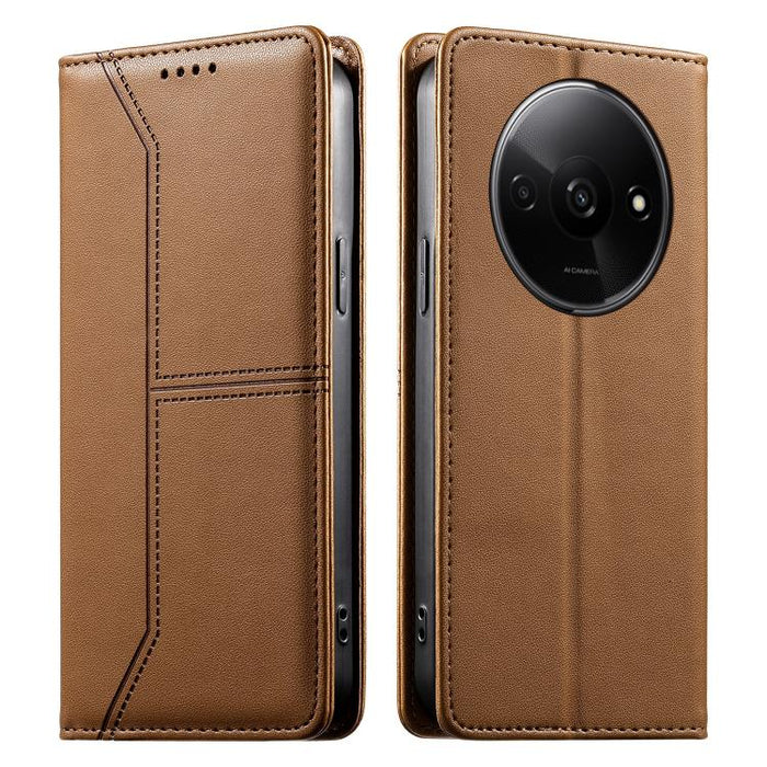 Funda para teléfono de cuero vegano magnética RFID con costuras, For Redmi 13 4G / 5G / Note 13R, For Redmi A3 / A3x / Poco C61, For Redmi K70 / K70 Pro / Poco F6 Pro, For Redmi Note 13 Pro 4G / Poco M6 Pro 4G, For Redmi 13C 4G / 5G / Poco C65         ...