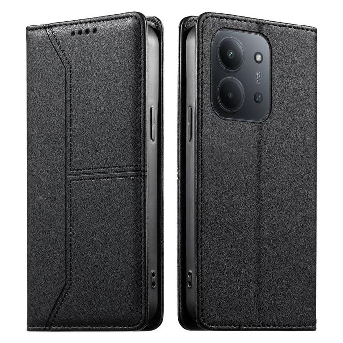 Funda para teléfono de cuero vegano magnética RFID con costuras, For Redmi A7 Pro 4G / 5G 171mm / Poco C85x 5G, For Redmi 15a 5G, For Redmi Turbo 5 Max 5G / Poco X8 Pro Max 5G, For Redmi Note 15 Pro+ 5G Global 163.3mm                                   ...