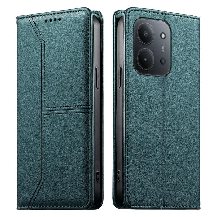 Funda para teléfono de cuero vegano magnética RFID con costuras, For Redmi A7 Pro 4G / 5G 171mm / Poco C85x 5G, For Redmi 15a 5G, For Redmi Turbo 5 Max 5G / Poco X8 Pro Max 5G, For Redmi Note 15 Pro+ 5G Global 163.3mm                                   ...