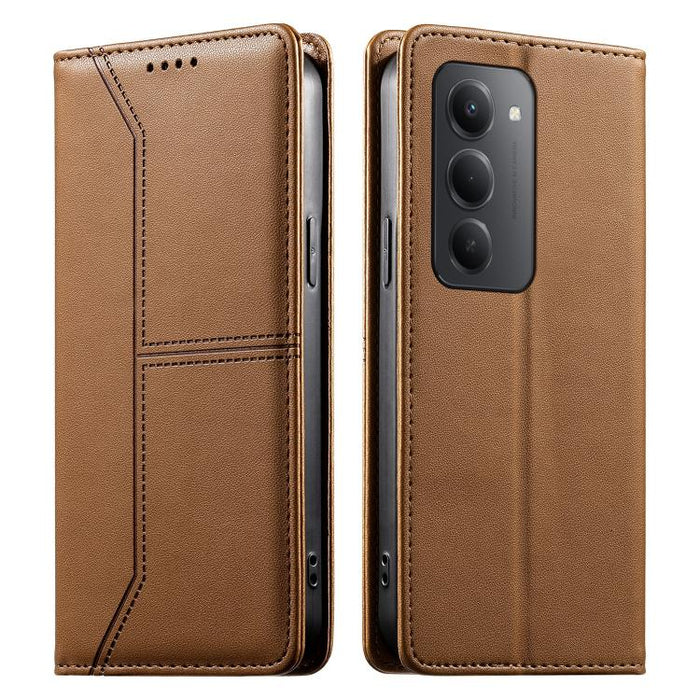 Funda para teléfono de cuero vegano magnética RFID con costuras, For Redmi A7 Pro 4G / 5G 171mm / Poco C85x 5G, For Redmi 15a 5G, For Redmi Turbo 5 Max 5G / Poco X8 Pro Max 5G, For Redmi Note 15 Pro+ 5G Global 163.3mm                                   ...
