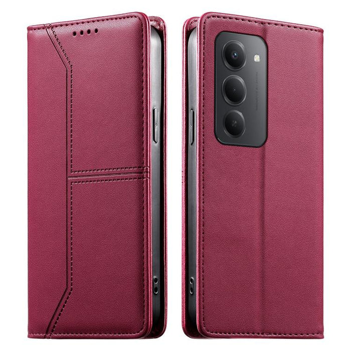 Funda para teléfono de cuero vegano magnética RFID con costuras, For Redmi A7 Pro 4G / 5G 171mm / Poco C85x 5G, For Redmi 15a 5G, For Redmi Turbo 5 Max 5G / Poco X8 Pro Max 5G, For Redmi Note 15 Pro+ 5G Global 163.3mm                                   ...