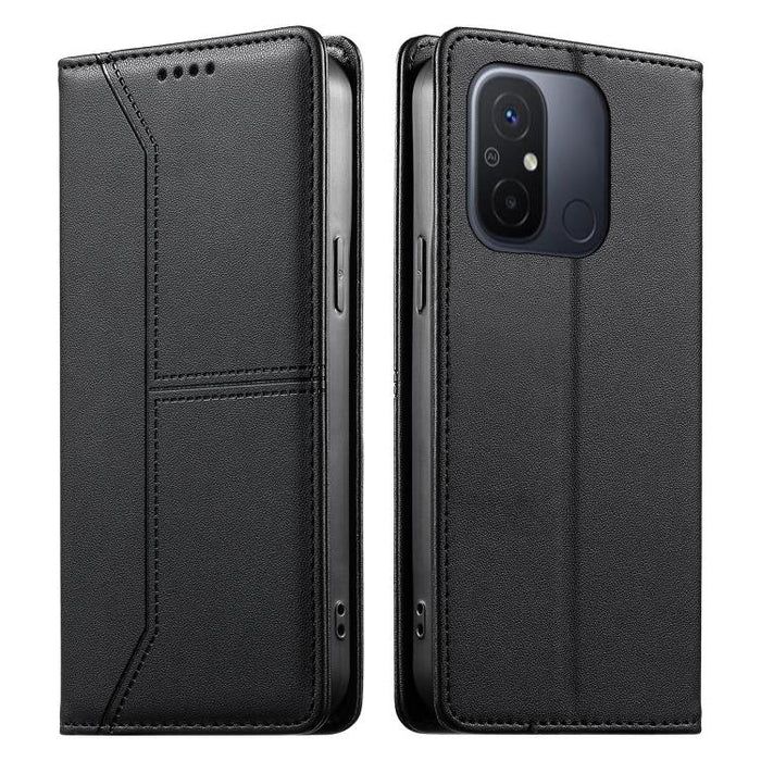 Funda para teléfono de cuero vegano magnética RFID con costuras, For Redmi 13 4G / 5G / Note 13R, For Redmi A3 / A3x / Poco C61, For Redmi K70 / K70 Pro / Poco F6 Pro, For Redmi Note 13 Pro 4G / Poco M6 Pro 4G, For Redmi 13C 4G / 5G / Poco C65         ...